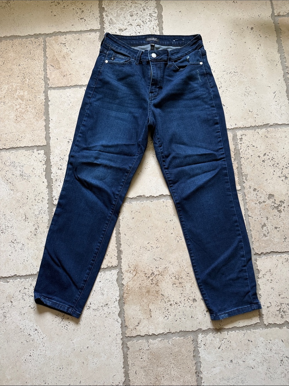 Judy Blue Navy Slim Straight Jeans